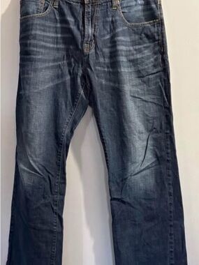 American Eagle Outfitters Dark Blue Relaxed Fit Jeans